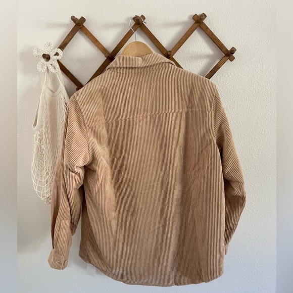 NWT Corduroy Fleece plaid Flannel reversible Shacket - Picture 5 of 11